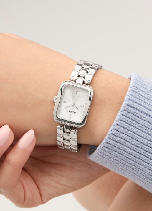 GUESS Isla horloge GW0865L1 - voorkant 2 zilver