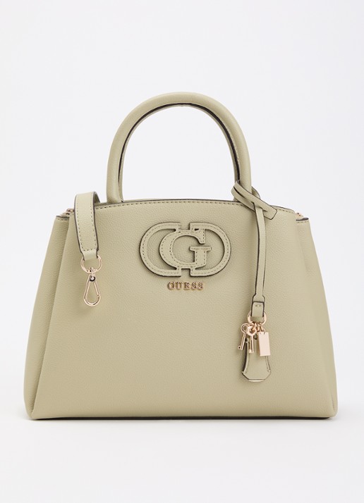 GUESS Isola 3 comp handtas met logo en afneembare schouderriem