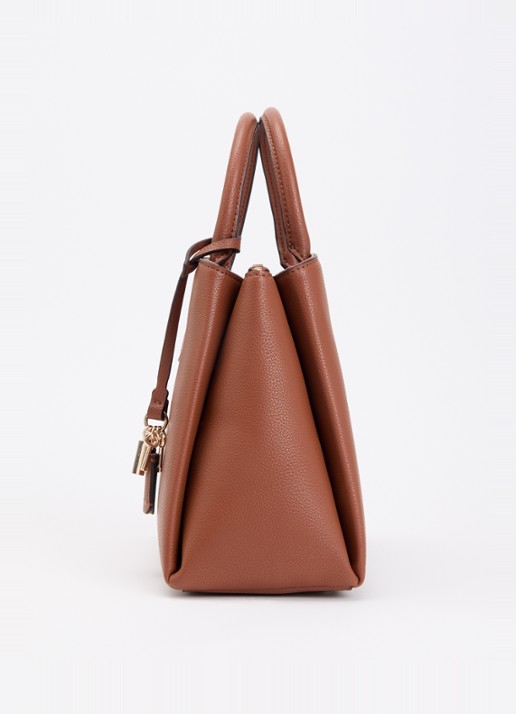 GUESS Isola handtas met tasbedel en afneembare schouderriem  - detail 2 bruin