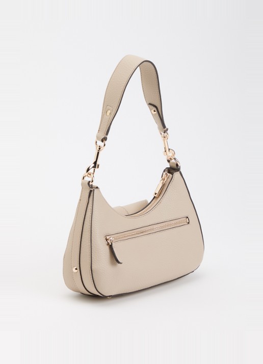 GUESS Jessa schoudertas met afneembare schouderriem - achterkant 4 taupe