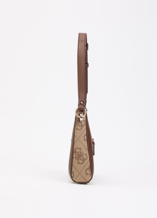 GUESS Karnilla Logo schoudertas met verstelbare schouderriem  - detail 5 bruin