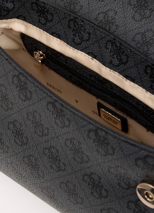 GUESS Kaya schoudertas met logoprint - detail 2 zwart