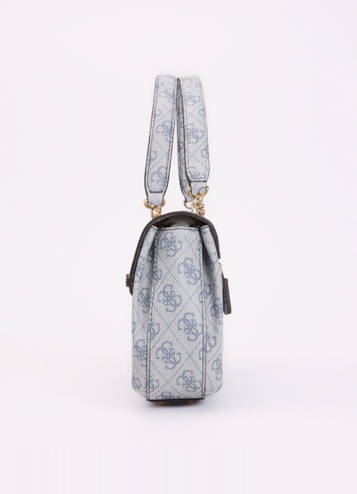 GUESS Kaya schoudertas met logoprint - detail 6 indigo