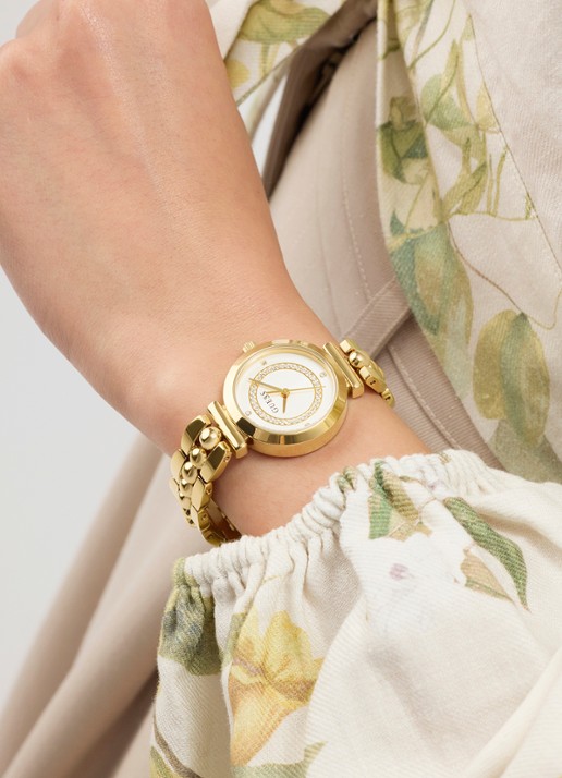 GUESS Leena horloge GW0994L2 - voorkant 2 goud