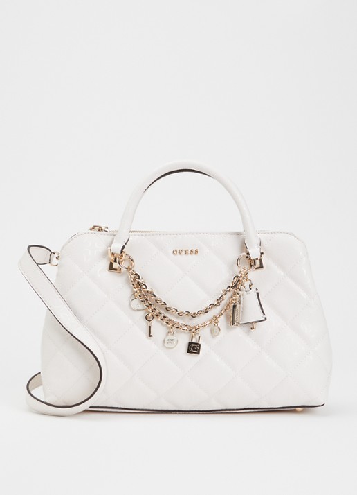GUESS Libby handtas met logoprint en afneembare schouderriem