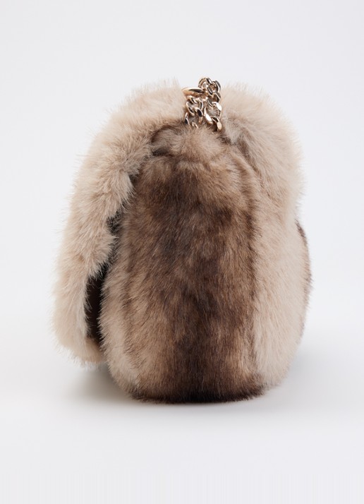GUESS Mavis schoudertas van teddy - detail 2 beige