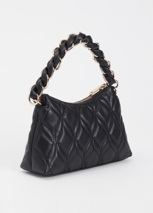 GUESS Maxine handtas met afneembare schouderriem - achterkant 5 zwart