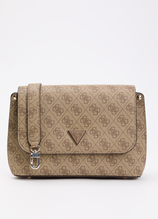 GUESS Meridian II Flap crossbodytas met logoprint