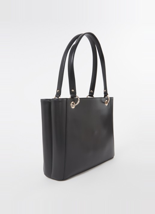GUESS  Mietta Noel schoudertas met logo - achterkant zwart