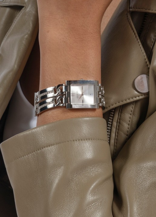 GUESS Mod Id horloge GW0668L1 - voorkant 6 zilver