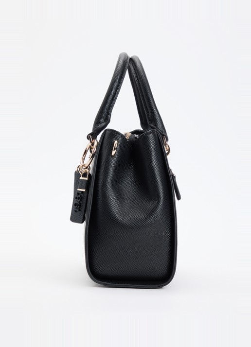 GUESS Noelle handtas met afneembare schouderriem - detail 3 zwart