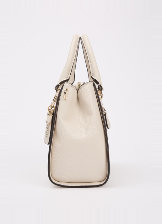 GUESS Noelle handtas met afneembare schouderriem - detail 3 gebroken wit