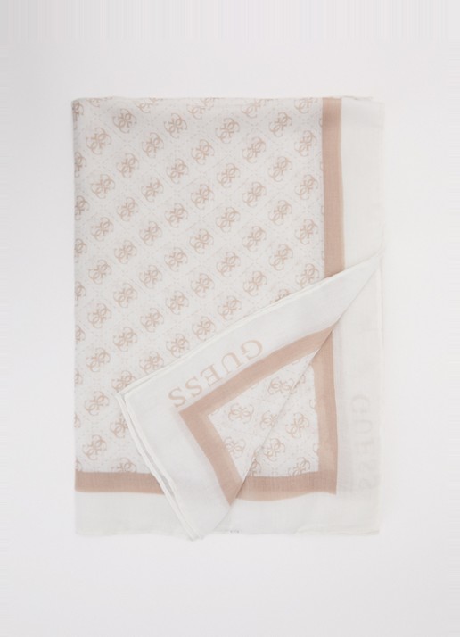 GUESS Noelle II sjaal met logoprint 180 x 90 cm