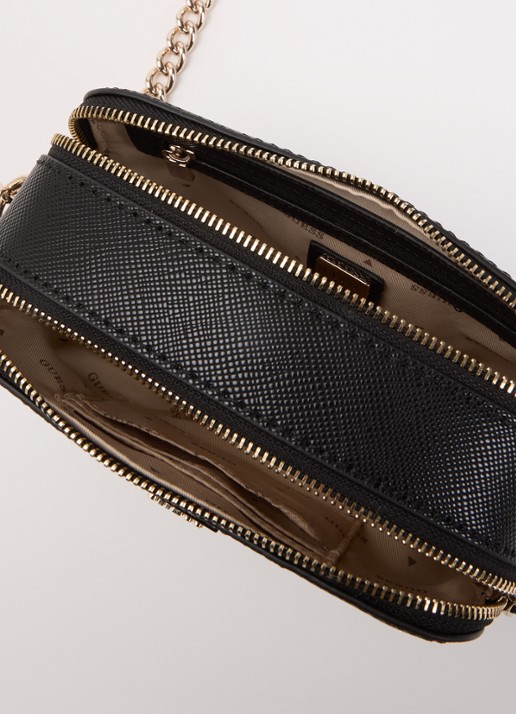 GUESS Noelle ll crossbodytas met logo - detail 2 zwart