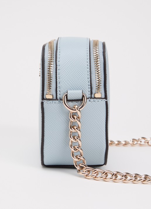GUESS Noelle ll crossbodytas met logo - detail 5 lichtblauw