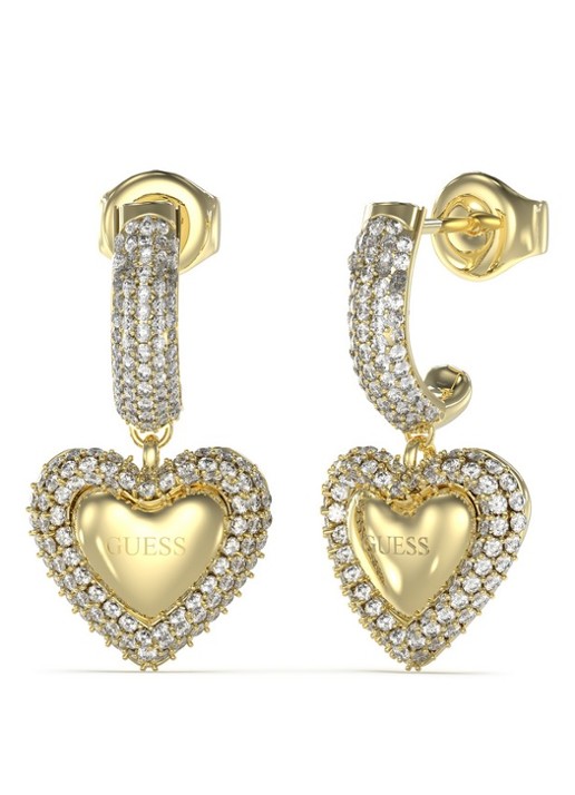 GUESS Oorringen met kristal JUBE05021JWYGT-U