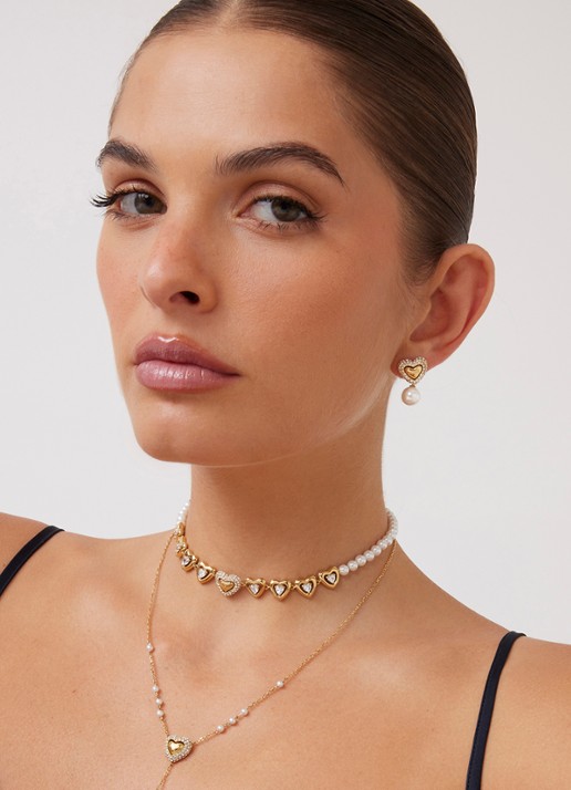 GUESS Oorstekers JUBE06006JWYGT-U - voorkant 2 goud
