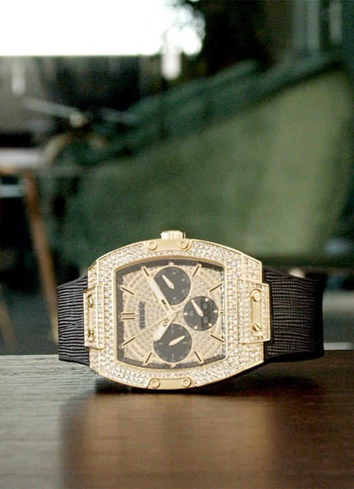 GUESS Phoenix horloge GW0048G2 - detail 2 zwart