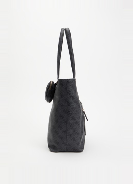 GUESS Power Play shopper met uitneembaar etui - detail 6 antraciet