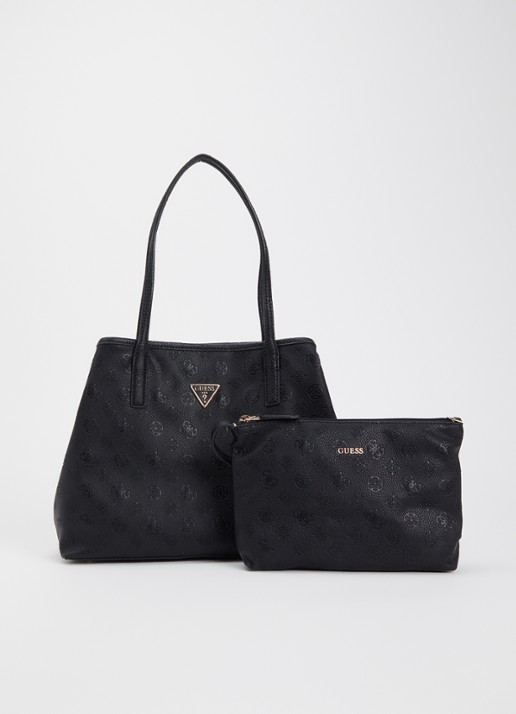 GUESS Victtoria shopper met logoprint en uitneembaar etui