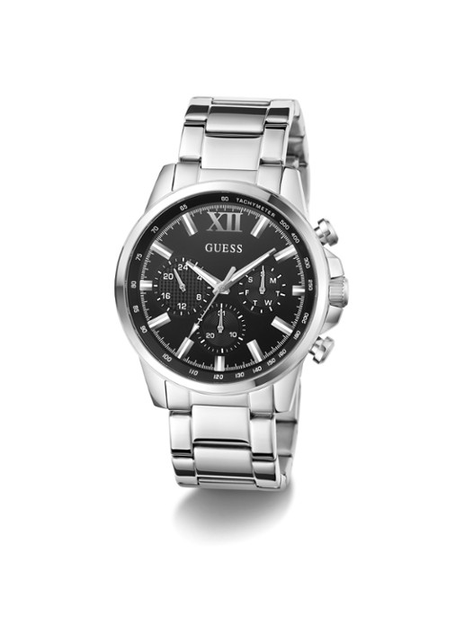 GUESS Walker horloge GW0900G1 - detail 4 zilver