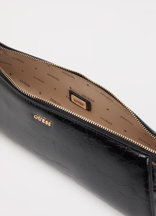 GUESS Xena schoudertas met logo - detail 3 zwart