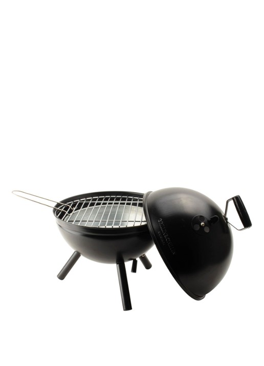 Gusta Grillin & Chillin kogel houtskool barbecue - voorkant 4 zwart