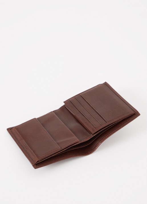 H.J. de Rooy Amsterdam Billfold portemonnee van leer - voorkant 3 bruin