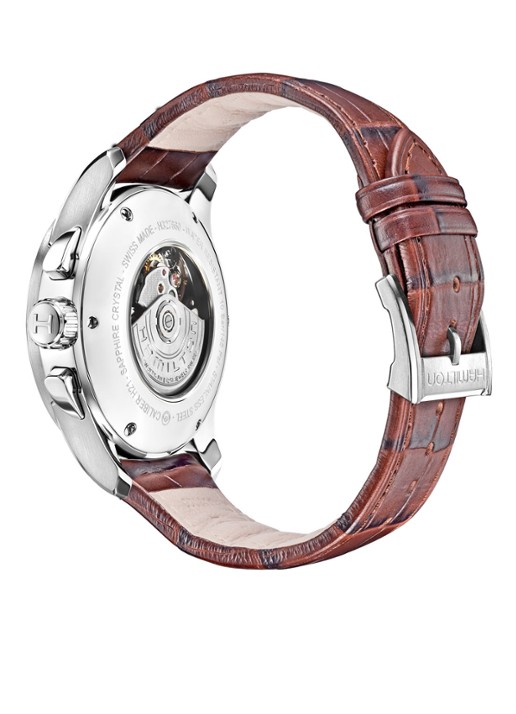 Hamilton Horloge Jazzmaster H32766513 - detail zilver