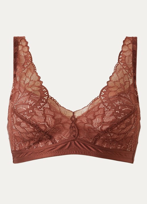 Hanro Azelia bralette met borduring
