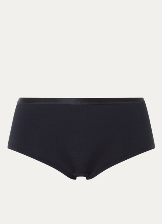 Hanro Cotton Sensation shorty - voorkant zwart