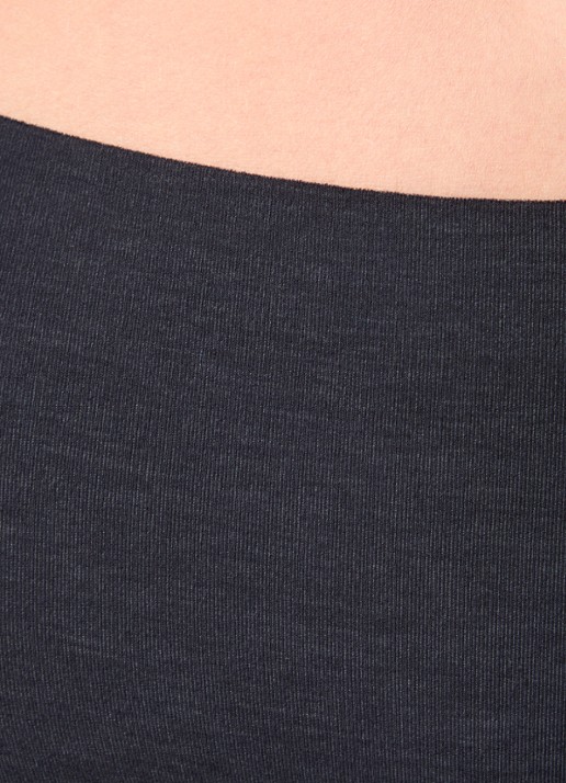 Hanro High waisted naadloze slip - detail 3 zwart