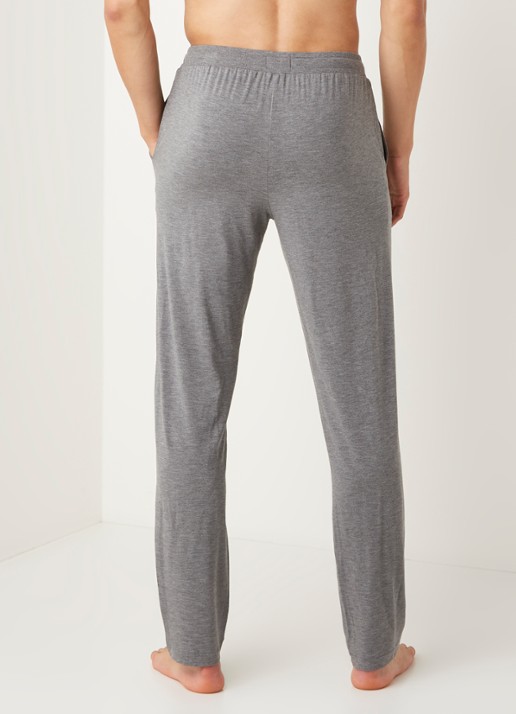 Hanro Pyjamabroek met steekzakken - achterkant 3 antraciet