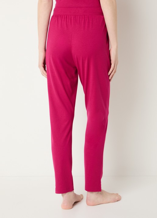 Hanro Pyjamabroek met trekkoord - achterkant 7 donkerbeige