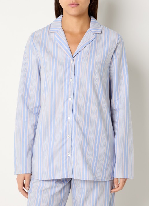 Hanro Pyjamatop met streepprint