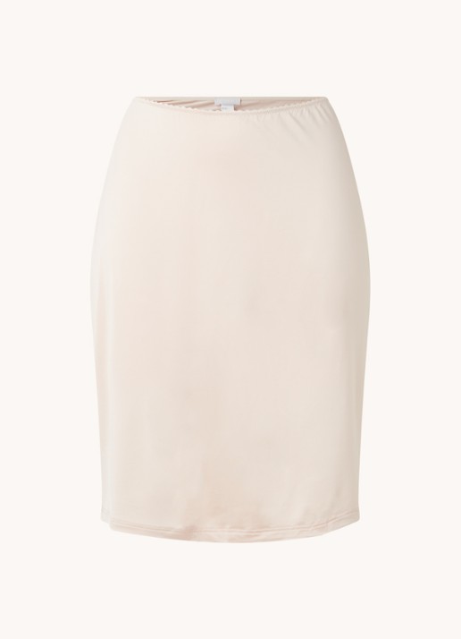 Hanro Satin Deluxe onderrok - voorkant beige