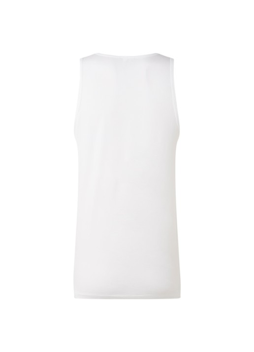 Hanro Singlet van katoen - achterkant wit