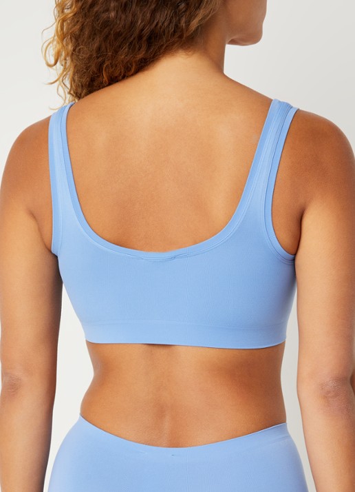 Hanro Touch Feeling naadloze bralette - achterkant lavendel