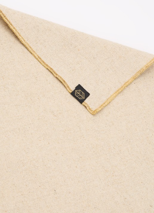 Haomy Verone placemat 35 x 45 cm  - voorkant 2 beige