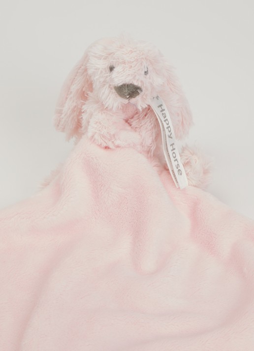 Happy Horse Mini Rabbit Ritchie knuffeldoekje 28 cm - voorkant 2 roze