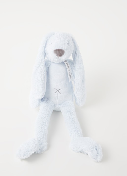 Happy Horse Rabbit Richie knuffel 40 cm - voorkant 2 lichtblauw