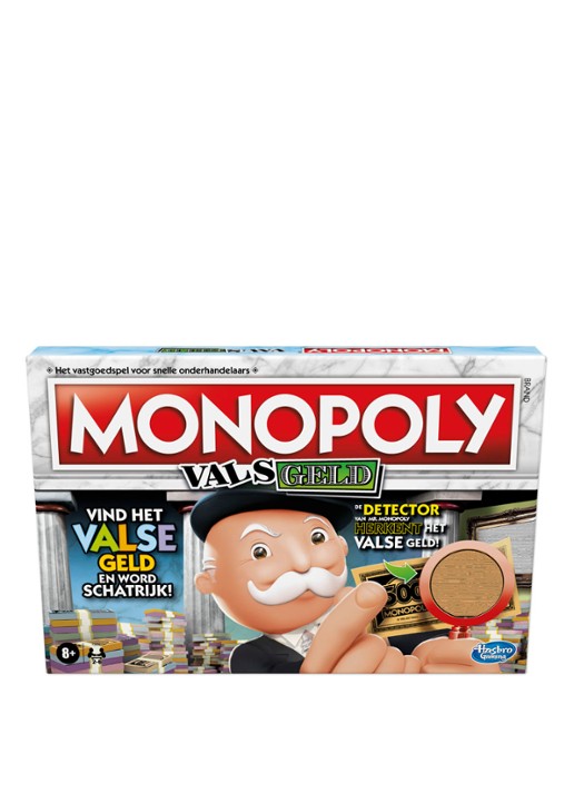 Hasbro Monopoly Vals Geld bordspel - voorkant undefined
