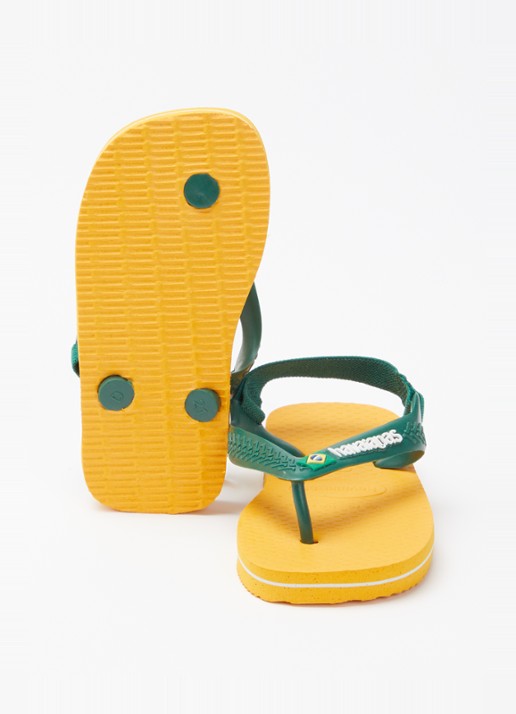 Havaianas Brasil slipper met enkelband - detail 4 orange