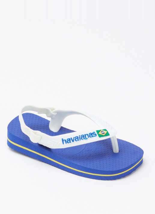 Havaianas Brasil slipper met enkelband - voorkant 3 royalblauw
