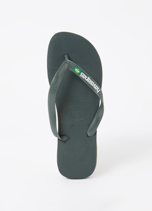 Havaianas Brasil slipper met logo