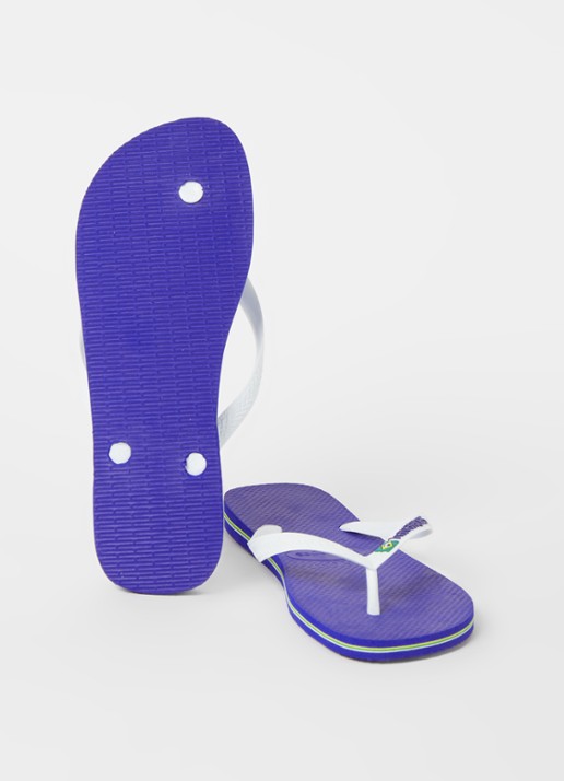 Havaianas Brasil slipper met logo - detail 4 paars