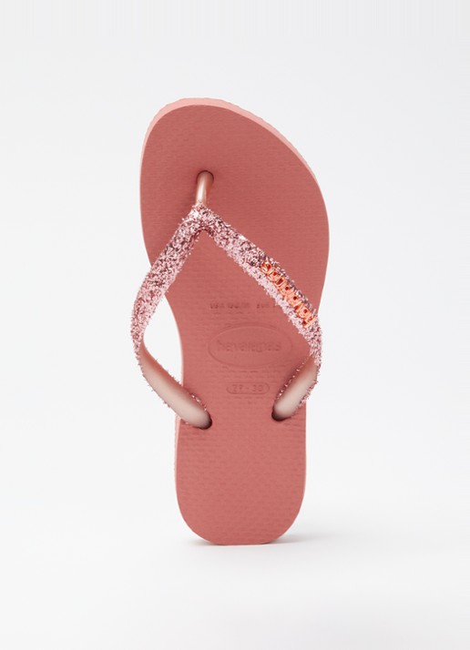 Havaianas Slim Glitter II slipper met glitter
