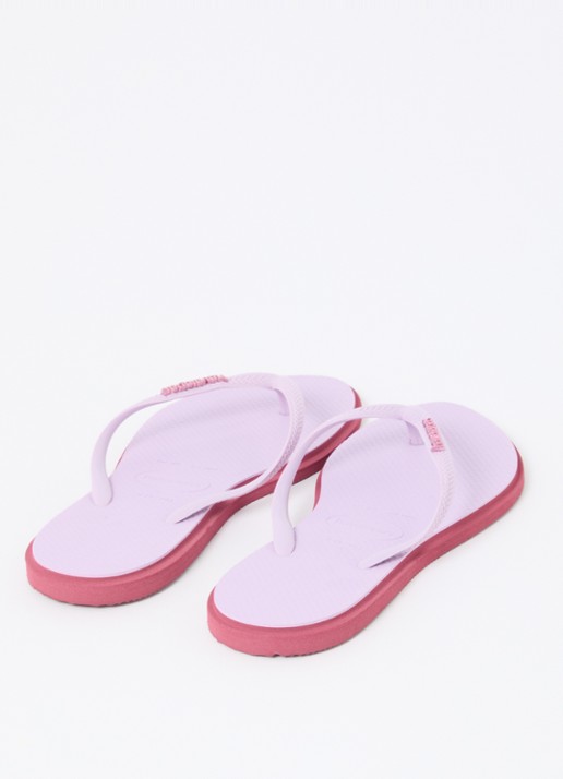 Havaianas Slim Point slipper met logo - achterkant 3 lichtpaars