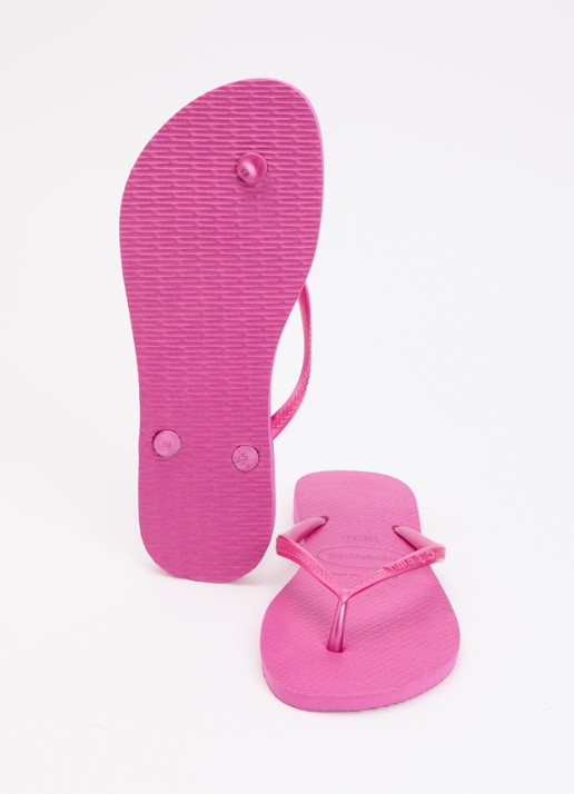 Havaianas Slim slipper met logo - detail 3 roze