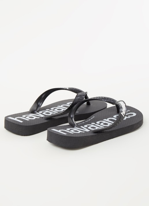 Havaianas Top Logomania slipper - detail 3 zwart